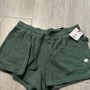 Champion Women's Dark Green Athletic Shorts